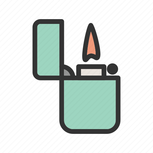 Burn, fire, flame, heat, light, lighter, smoke icon - Download on Iconfinder