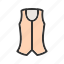 casual, clothes, clothing, fashion, summer, vest 