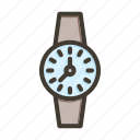 casual watch, time, men, wristwatch, hand