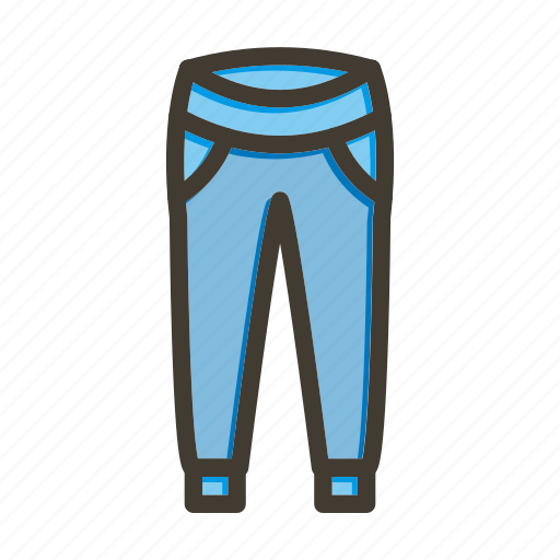 Joggers, pants, clothes, jogging pants, men icon - Download on Iconfinder