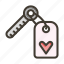 key chain, security, lock, door key, password 