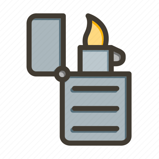 Lighter, fire, flame, camping, zippo icon - Download on Iconfinder