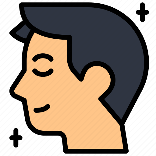 Handsome, man, makeup, cosmetic, beauty, haircut, face icon - Download on Iconfinder