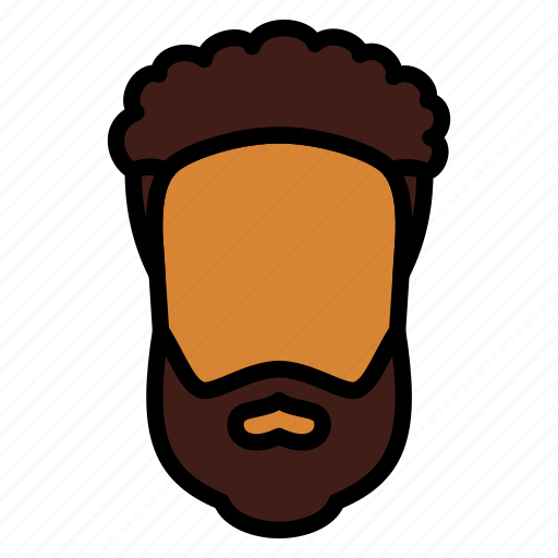 Men, hair, hairstyle, curly, fade icon - Download on Iconfinder