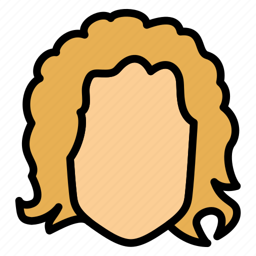 Men, hair, hairstyle, curly, wavy icon - Download on Iconfinder