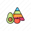 balanced, nutrition, food, pyramid