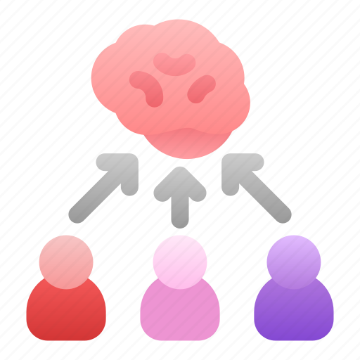 Brainstorming, people, group, team, brain, thinking icon - Download on Iconfinder