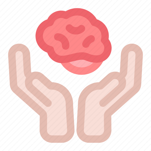 Hands, holding, brain, creativity, genius, mental, health icon - Download on Iconfinder