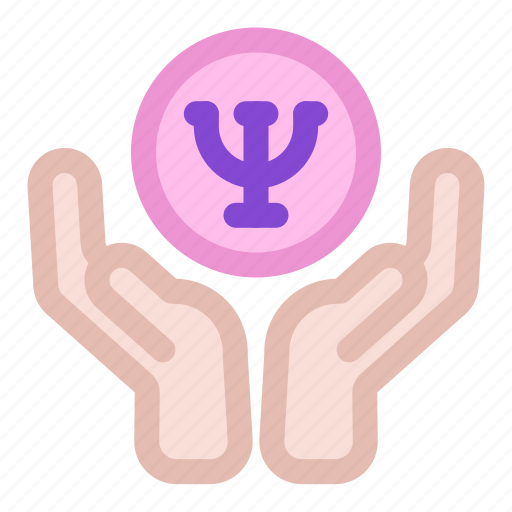Psychology, hands, holding, sign, psychologist, psi icon - Download on Iconfinder