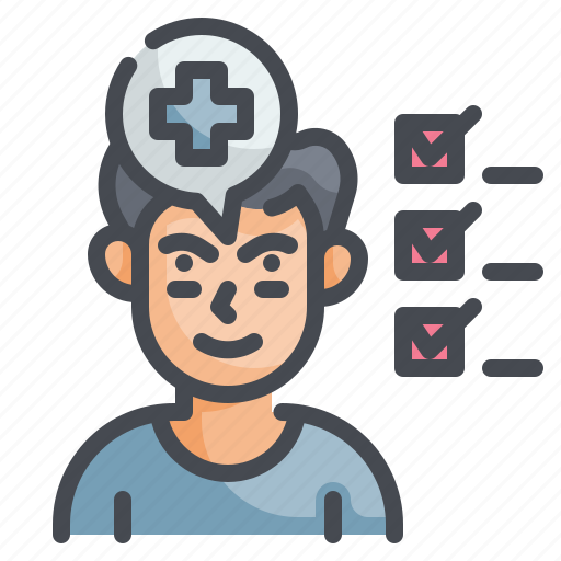 Check, mental, health, mind, avatar icon - Download on Iconfinder