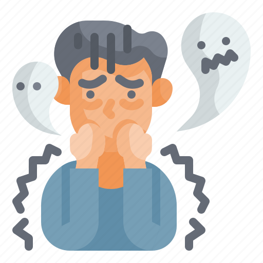 Fear, scared, anxiety, paranoia, phobia icon - Download on Iconfinder