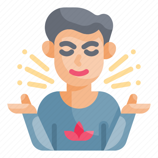 Meditation, happiness, relaxing, relax, peaceful icon - Download on Iconfinder