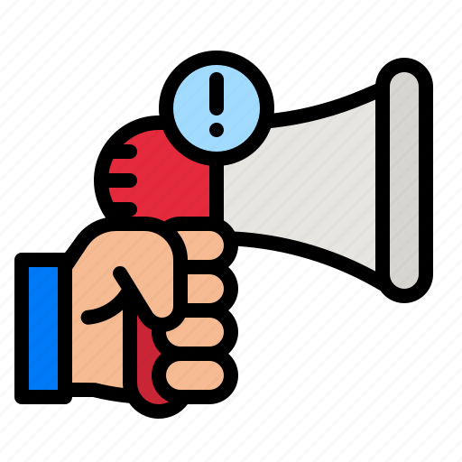 Instruction, promotion, protest, announcement, megaphone icon - Download on Iconfinder