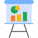 presentation, analytics, board, pie, chart, report, statistics, stats, icon