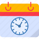 schedule, appointment, calendar, clock, date, event, time, icon