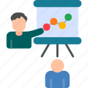 training, businessman, conference, meeting, men, people, presentation, icon