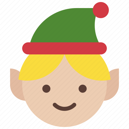Xmas, elf, decoration, christmas, avatar, emoji icon - Download on Iconfinder