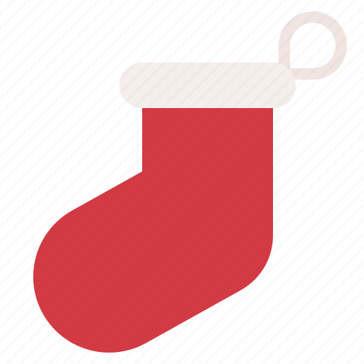 Xmas, sock, red sock, christmas, decoration, present, celebration icon - Download on Iconfinder