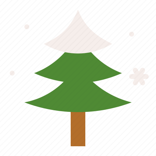 Xmas, winter, snowfall, cold, pine, tree, forest icon - Download on Iconfinder
