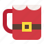 xmas, mug, jug, cup, milk, santa 