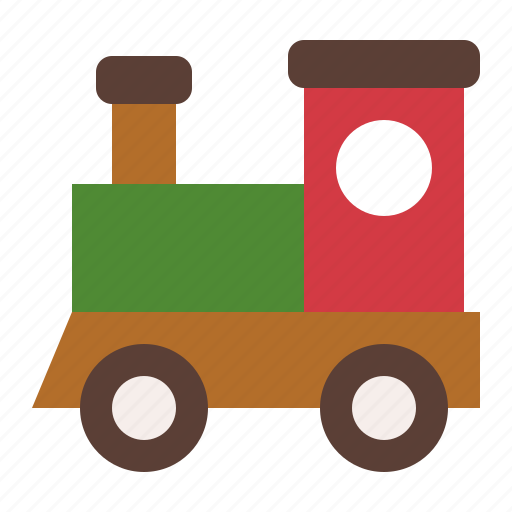 Xmas, toy, train, transport, vehicle, baby icon - Download on Iconfinder
