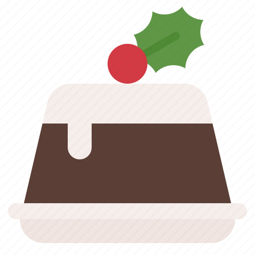 Xmas, pudding, sweets, dessert, cake, cream, celebration icon - Download on Iconfinder