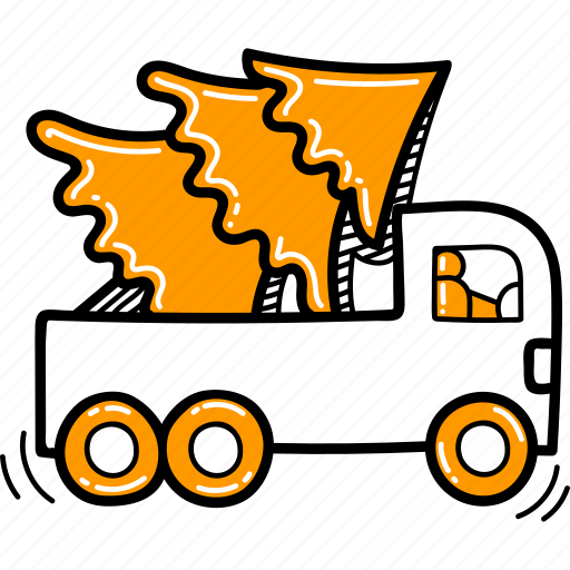 Christmas, truck, delivery, gift, xmas, illustration, merry christmas icon - Download on Iconfinder
