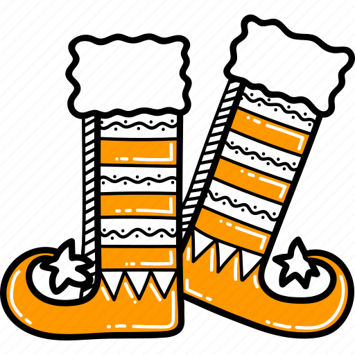 Elf shoes, winter, xmas, vector, illustration, concept, merry christmas icon - Download on Iconfinder