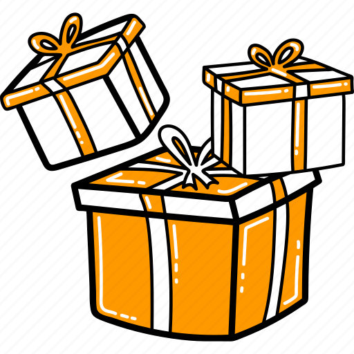 Gift1, gift, present, christmas, xmas, illustration, concept icon - Download on Iconfinder
