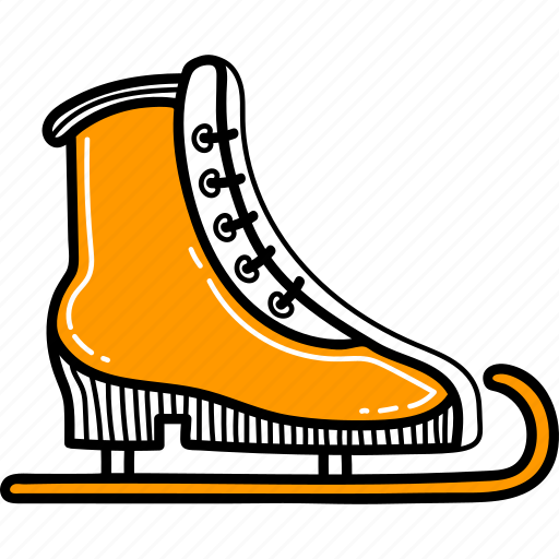 Ice skating, skate, shoes, winter, xmas, illustration, concept icon - Download on Iconfinder