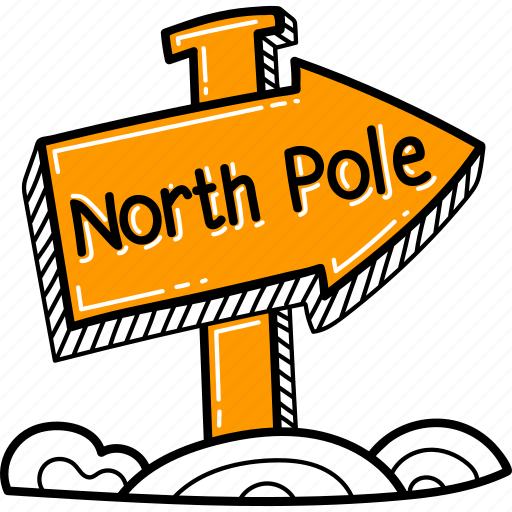 North, merry christmas, happy christmas day, glacier, north pole, direction, xmas icon - Download on Iconfinder