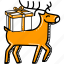 reindeer1, reindeer, rudolf, christmas, xmas, vector, illustration, concept, merry christmas 