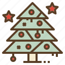 christmas, decoration, pine, tree, xmas