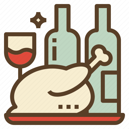 Celebration, christmas, food, meal, party icon - Download on Iconfinder
