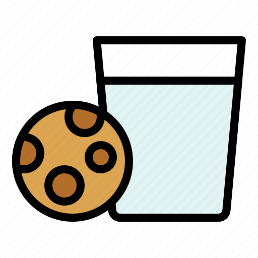 Xmas, milk, cookie icon - Download on Iconfinder