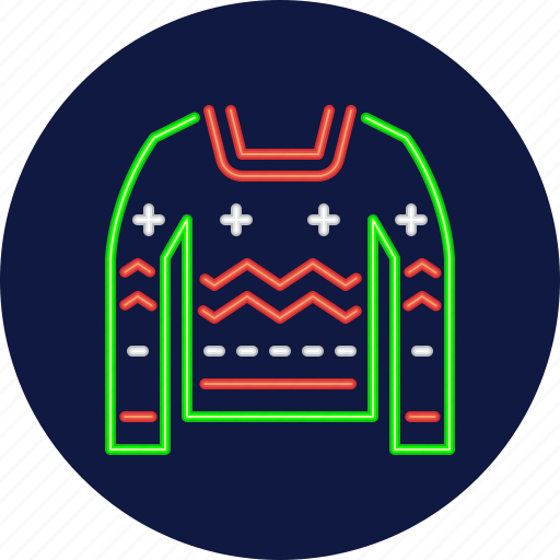 Sweater, merry, christmas, holiday, ornament, decoration, night icon - Download on Iconfinder