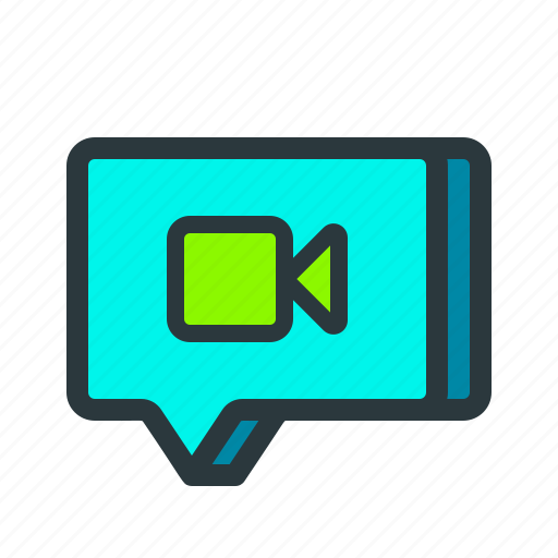Chat, message, messenger, multimedia, story, talk, video icon - Download on Iconfinder