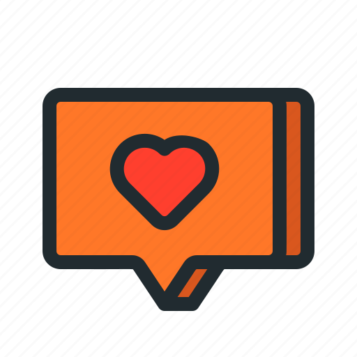 Chat, favorite, flirt, love, message, talk, text icon - Download on Iconfinder