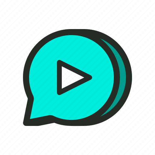 Chat, media, message, messenger, mms, multimedia, video icon - Download on Iconfinder