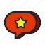 chat, comment, favorite, message, sms, star, starred 