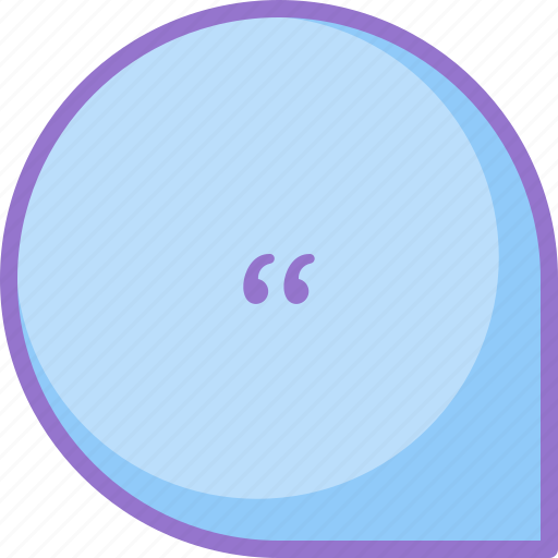 Chat, conversation, message, quote icon - Download on Iconfinder