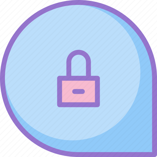 Chat, encrypted, locked, message icon - Download on Iconfinder