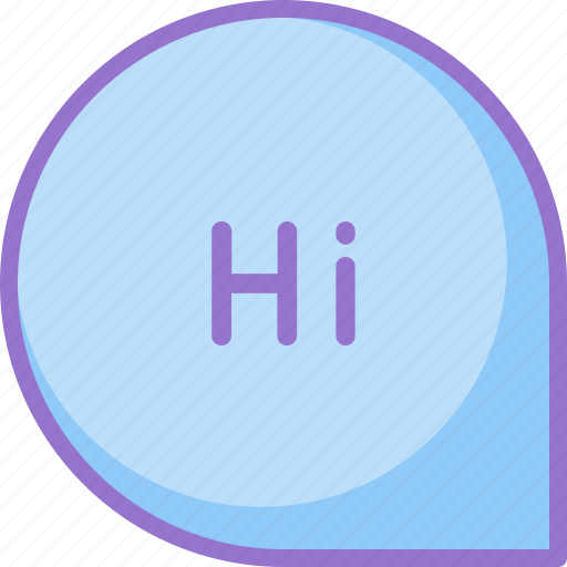 Chat, greeting, hi, message icon - Download on Iconfinder
