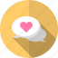 message, valentine, love, mail, chat, communication, bubble 