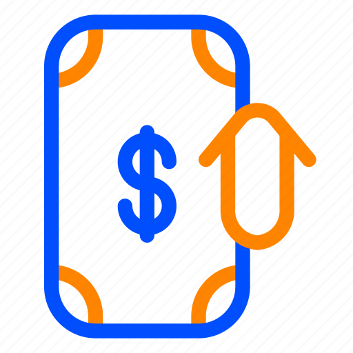 Send money, $, transfer, arrow, payment, finance, cash icon - Download on Iconfinder