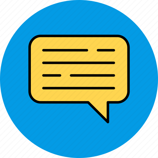 Chat, communication, message, private, text icon - Download on Iconfinder