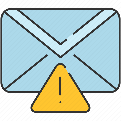 Alert, communication, email, envelope, message, warning icon - Download on Iconfinder