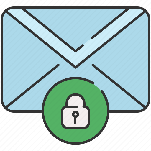 Email, envelope, lock, message, privacy icon - Download on Iconfinder