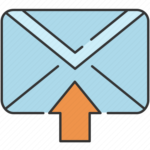 Arrow, email, envelope, message, receive, up icon - Download on Iconfinder