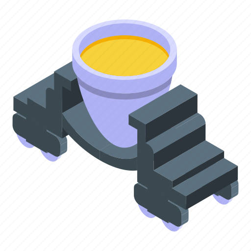 Metallurgy, factory, isometric icon - Download on Iconfinder
